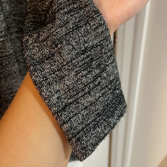 GAP - Sparkle Heathered Long Sleeve Dress - Size XS - Picture 5 of 8